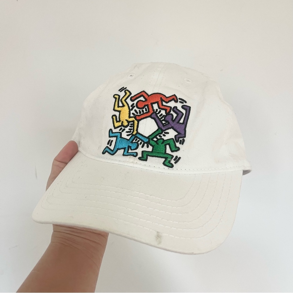 Keith Haring Foundation Mad Engine Collab Baseball Cap Hat Adjustable READ
